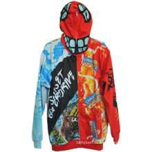 Super Man Design Sport Style Hoodie mit Farbe bedruckt (H0001)